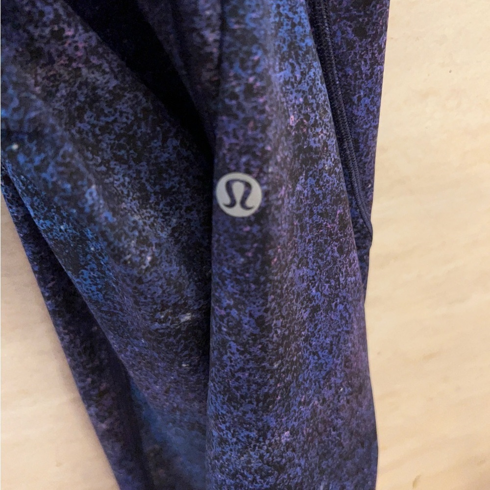 Lululemon Fast and Free Tight 11 25" *Nulux Polar Lights Blue Multi - Picture 9 of 13